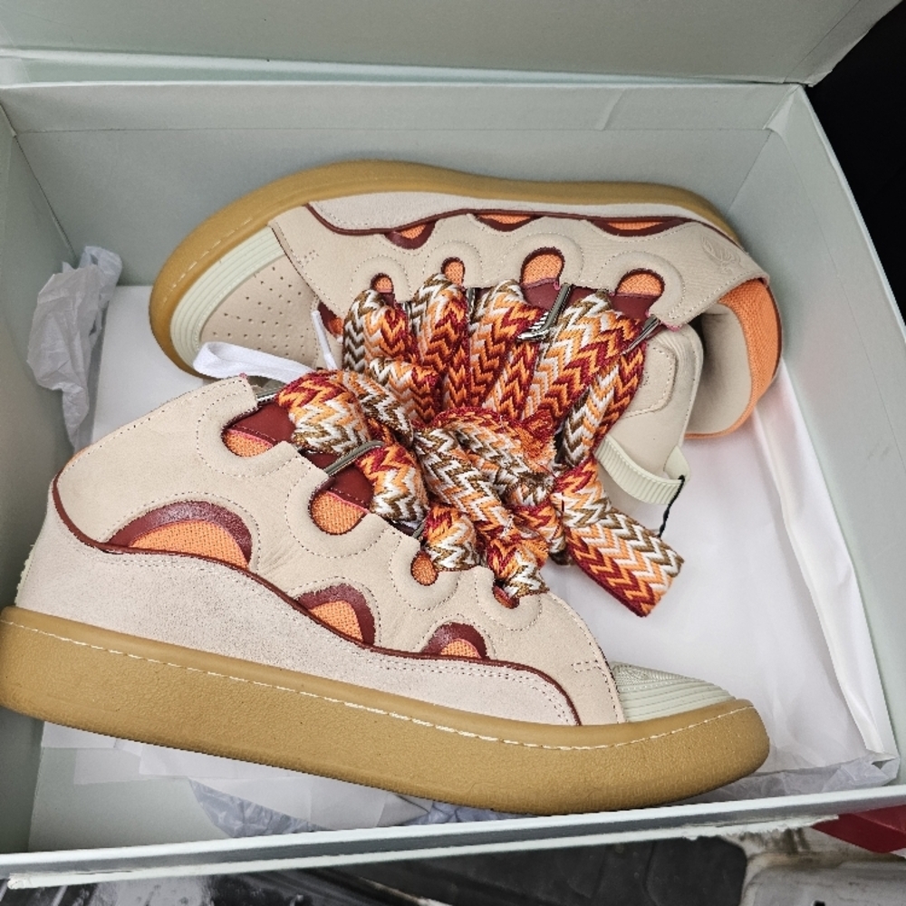 Colorful High-Top Sneakers